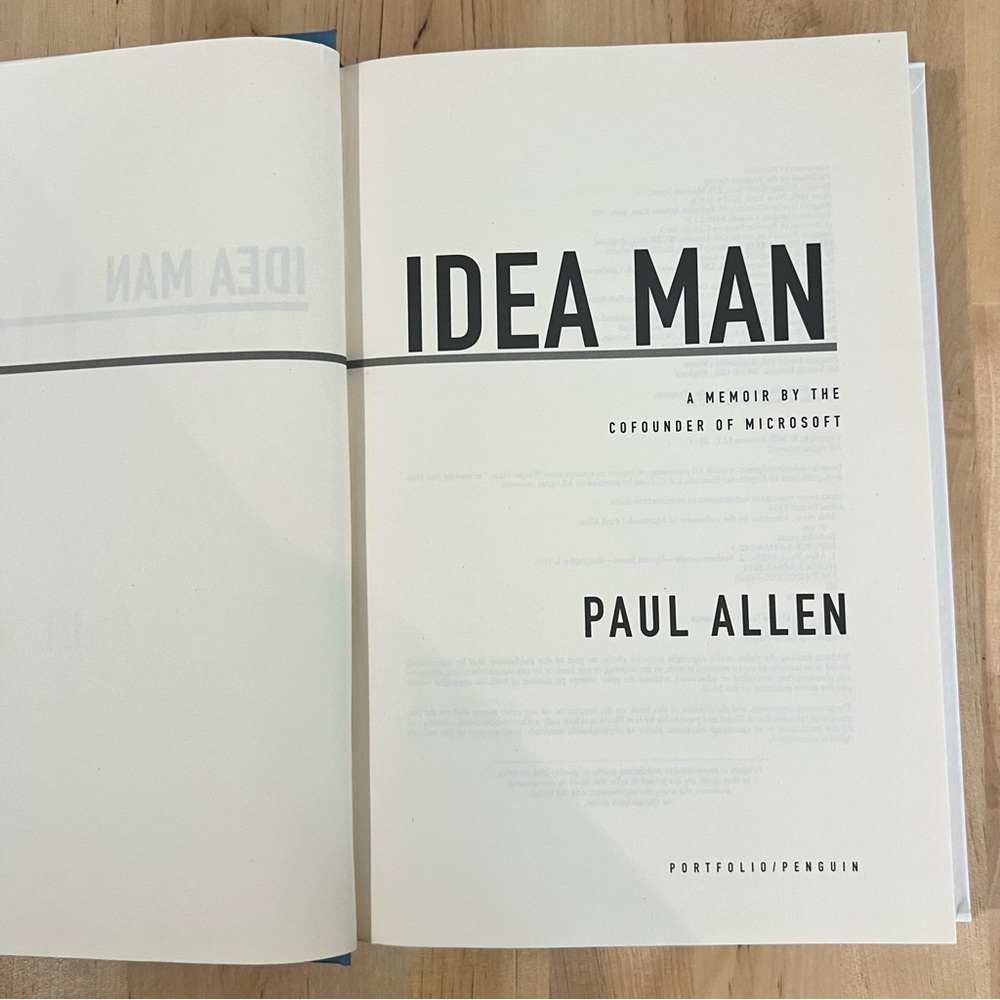 📚BUY 2 GET‎ 1 FREE Idea Man by Paul Allen